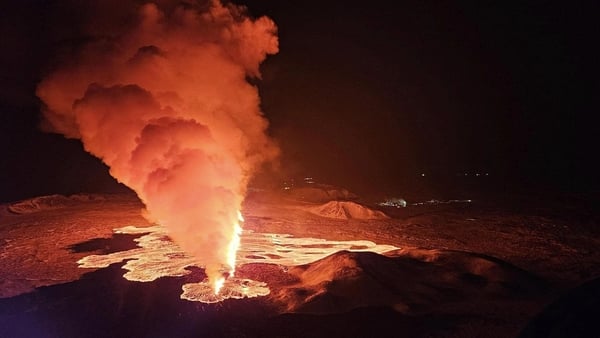 Icelandic volcano erupts for third time since December