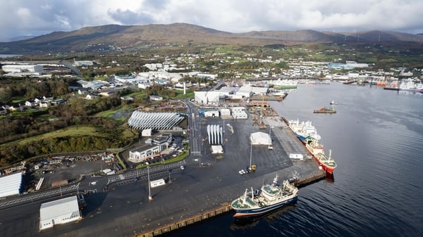 Around 87% of Ireland's fishing haul comes in through six harbours