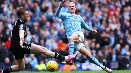 Erling Haaland scores his second goal