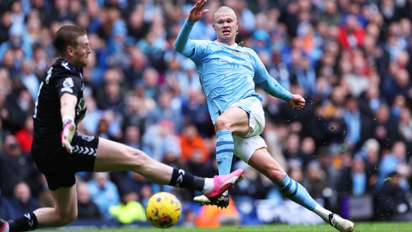 Erling Haaland scores his second goal