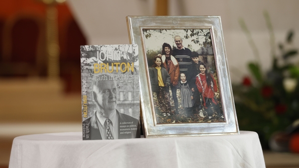 John Bruton's State funeral was held in Co Meath today