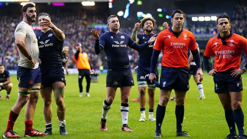 Scotland thought they had a late winner