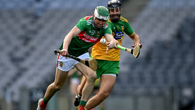 Mayo's Adrian Phillips scored a hat-trick
