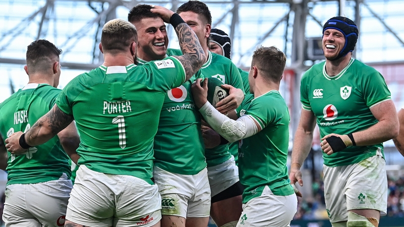 Ireland had far too much for a limited Italy side