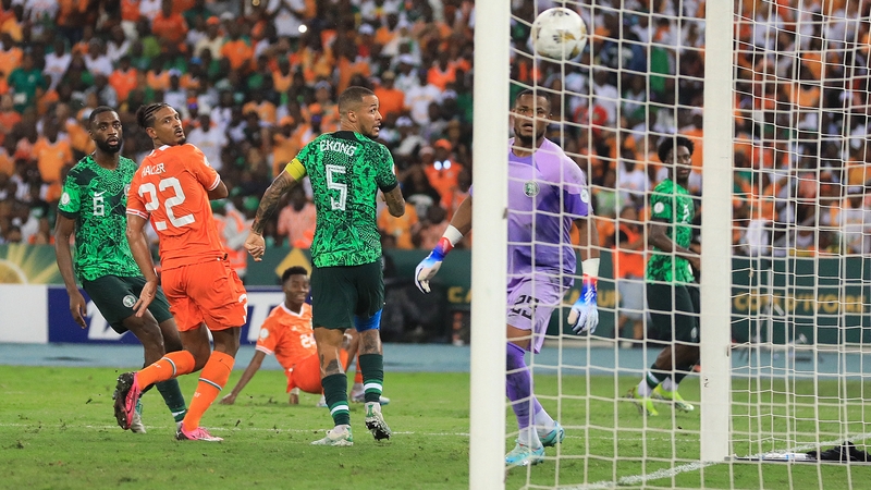 Sebastien Haller scores the goal that won the AFCON