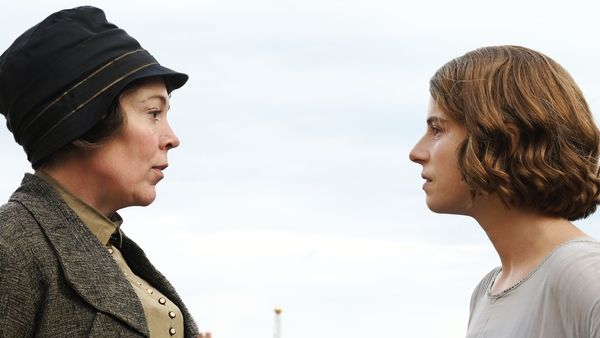 Olivia Colman as Edith and Jessie Buckley as Rose in Wicked Little Letters