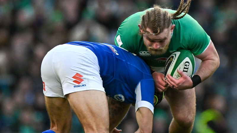 Finlay Bealham proved an able replacement for Tadhg Furlong