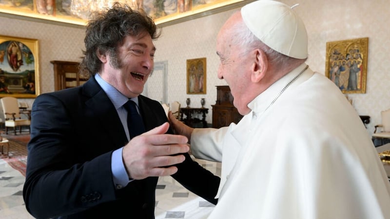 Javier Milei sought to repair relations with Francis after verbally attacking the pope during his election campaign