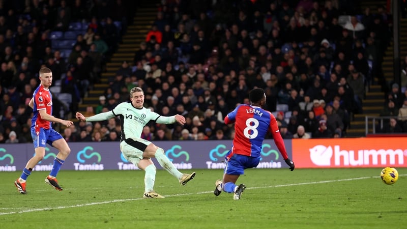 Conor Gallagher drills home Chelsea's second