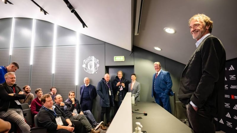 Jim Ratcliffe addresses the media in Janaury