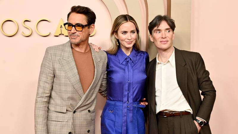 Robert Downey Jr, Emily Blunt and Cillian Murphy