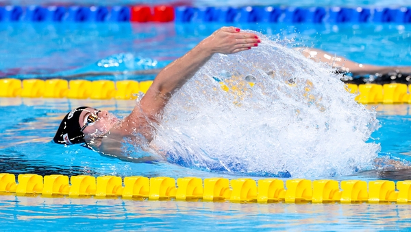 Maria Godden finished second in her heat
