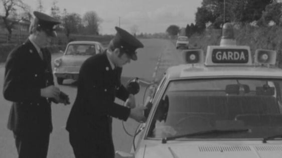 Garda Traffic Squad in Wexford, 1974