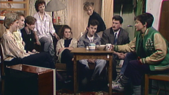 Young people discuss politics and politicians, 1988
