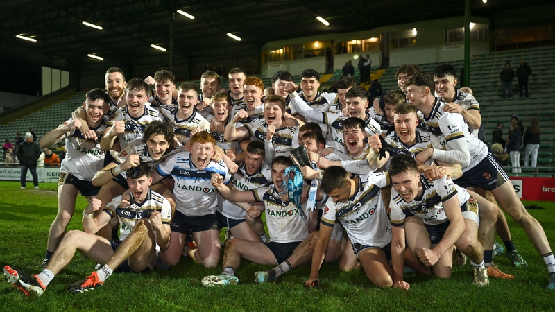 Ulster University players celebrate their success