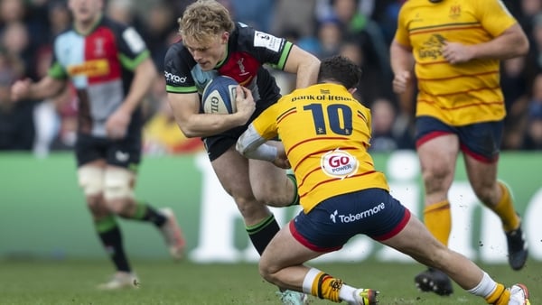 Louis Lynagh in action against Ulster in a recent Champions Cup match