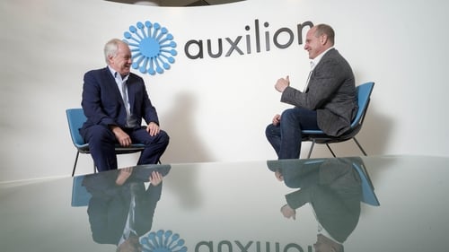 Philip Maguire, CEO, Auxilion, and Donal Sullivan, CTO, Auxilion.
