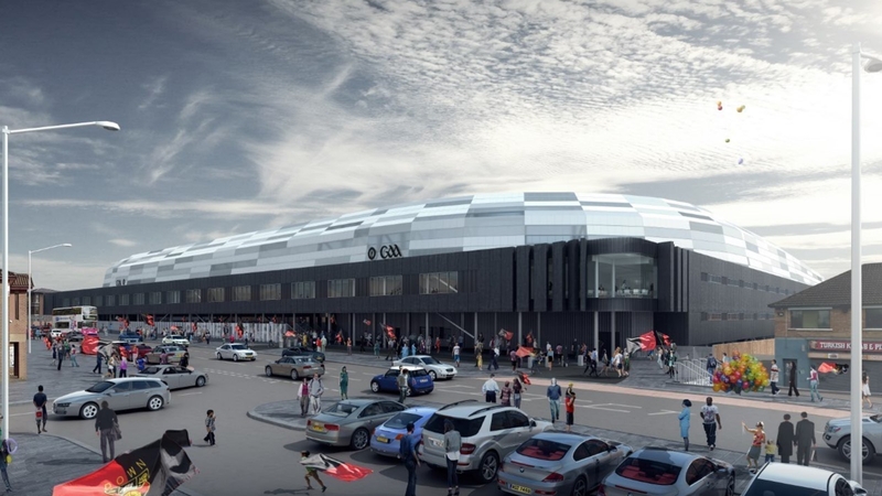 The redeveloped Casement Park will hold almost 35,000 people