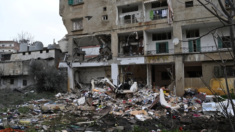 Israel said yesterday it was responding to rocket fire from Lebanon that killed one of its soldiers and wounded eight others in Safed