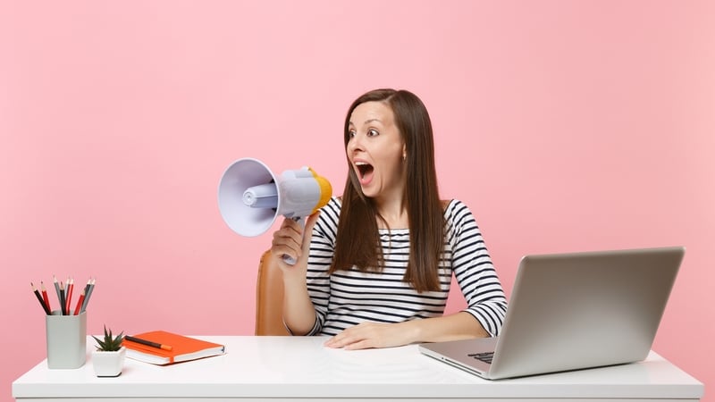 The 'loud' part of this trend means sharing your intentions with others