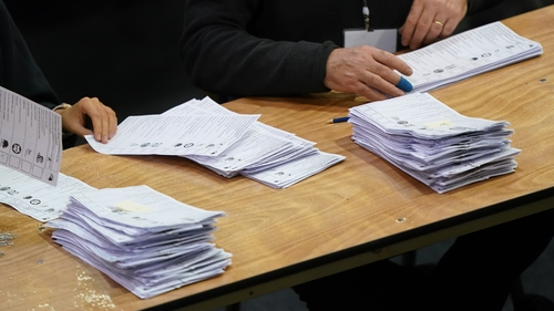 Votes being counted in the Wellingborough by-election