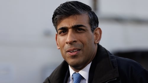 The rise in Reform's support started to build when Rishi Sunak took over as Conservative leader (file pic)