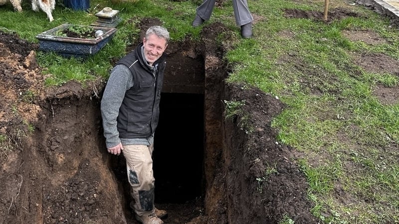 The shelter is around 3.5m underground