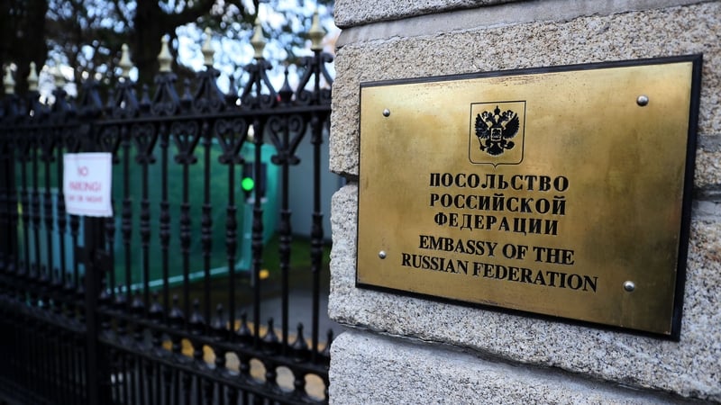 The Russian Embassy issued the statement in response to comments made by Irish Government officials
