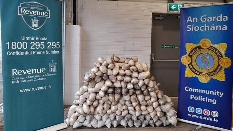 The 546kg seized has an estimated street value of just under €33 million