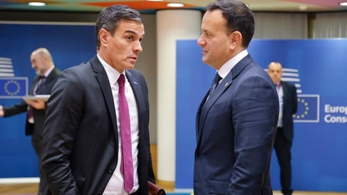 Frustrated that more pressure was not being brought to bear on Israel, Leo Varadkar and Pedro Sanchez spoke privately about other options (File image)