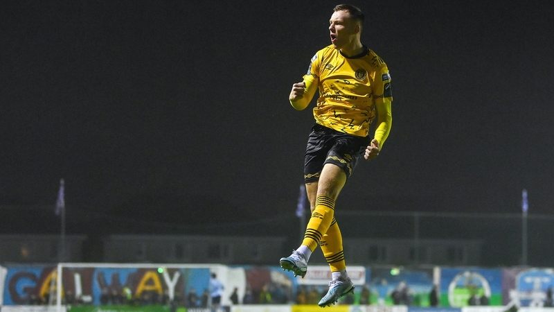 Jamie Lennon of St Patrick's Athletic celebrates after scoring