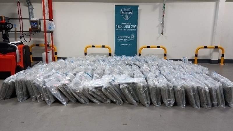 The drugs seized include around 288.6kg of herbal cannabis, 72.8kg of cannabis resin and 3.3kg of cocaine