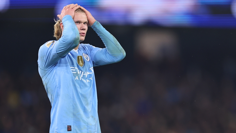 Manchester City striker Erling Haaland missed some big opportunities