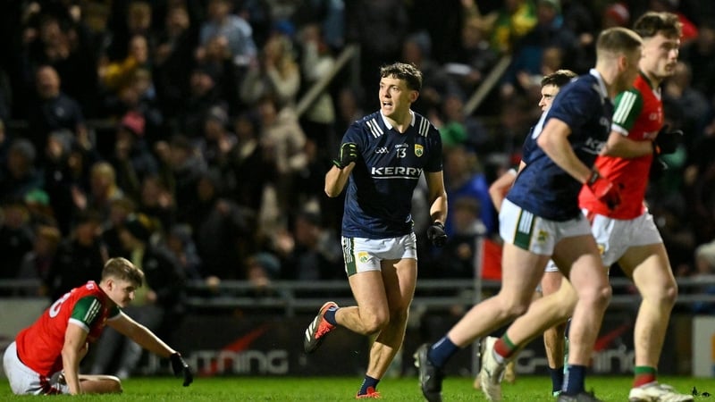 Again Kerry were thanfkful to the younger Clifforde brother as they bagged the points in Tralee