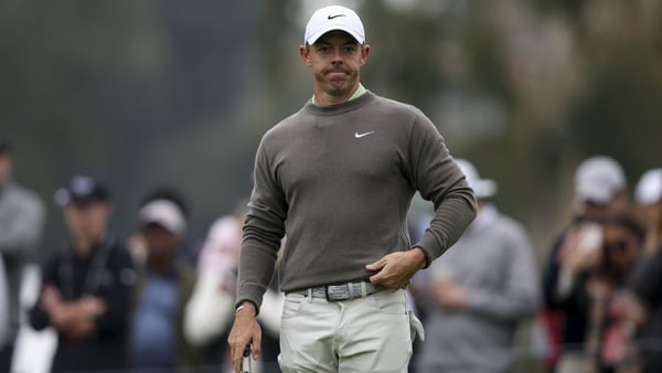 Rory McIlroy is 10 shots back