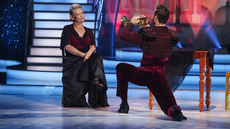 Eileen Dunne and her pro partner Robert Rowiński faced a dance-off with fellow competitors Rosanna and pro-dancer Stephen Vincent. Photography Credit: Kyran O'Brien