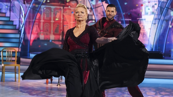 Eileen Dunne and her pro partner Robert Rowiński were the fourth couple to be eliminated from the competition in Sunday night's show