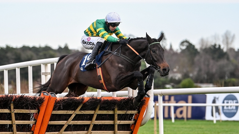 No Flies On Him winning at the Leopardstown Christmas Festival