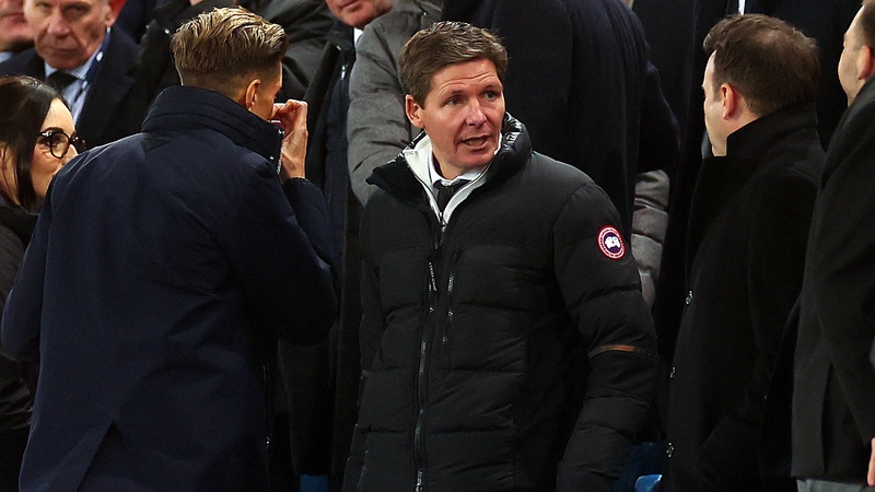 The new manager was in the stands as the Eagles earned a point on Merseyside