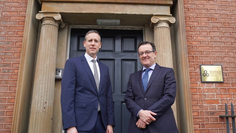 Dale Sunderland and Dr Des Hogan, Data Protection Commissioners.