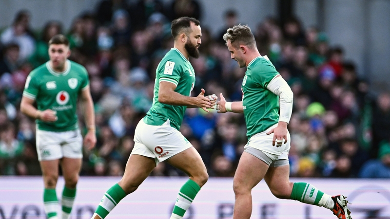 Gibson Park was a second half replacement for Craig Casey in Ireland's win against Italy