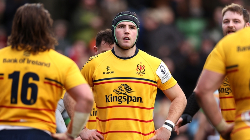 Marcus Rea reacts during Ulster's loss to Harlequins