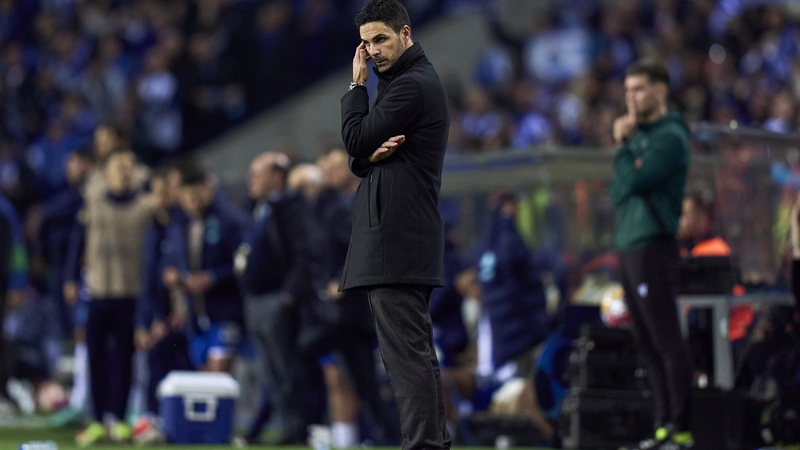 Mikal Arteta unhappy with Arsenal's lack of aggression against Porto