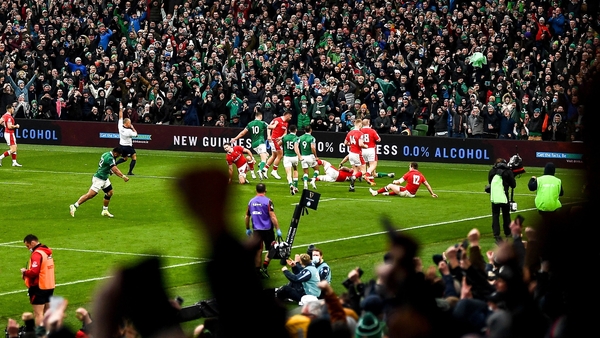 Ireland beat Wales 29-7 when the sides last met in Dublin