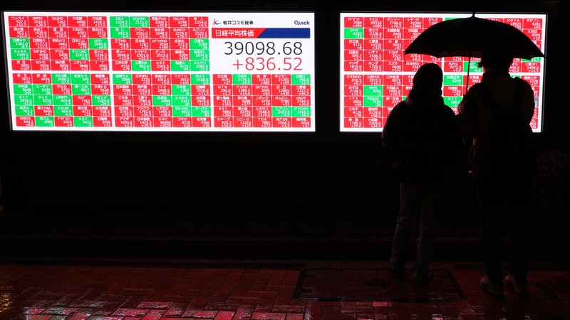 Tokyo's Nikkei finished 2.19% higher at 39,098.68 today - a new high