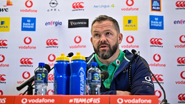 Farrell has made seven changes to his side