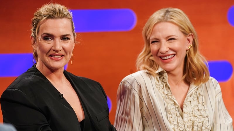 Kate Winslet and Cate Blanchett are among the guests on this week's Graham Norton Show on BBC One