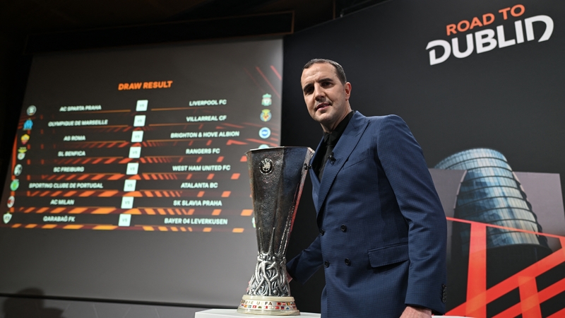 Former Republic of Ireland defender John O'Shea made the draw in Nyon