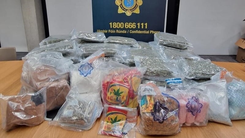 The drugs were seized by gardaí following an operation in Blanchardstown, Dublin