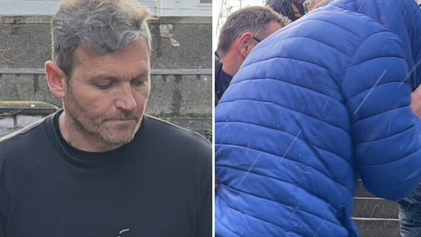 Nathan McDonnell (L) and James Leen were charged in connection with the seizure